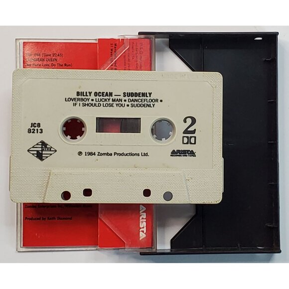 Billy Ocean Suddenly 1984 Cassette Tape Album Audio Music Caribbean Queen - Picture 3 of 9